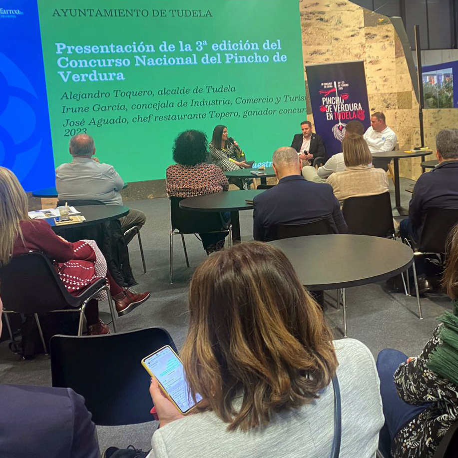 Presentación en Fitur concurso de pinchos de verduras Tudela